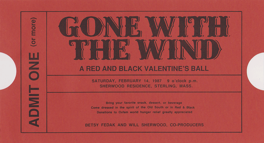 Gone with the Wind 50th Anniversary Valentines Ball